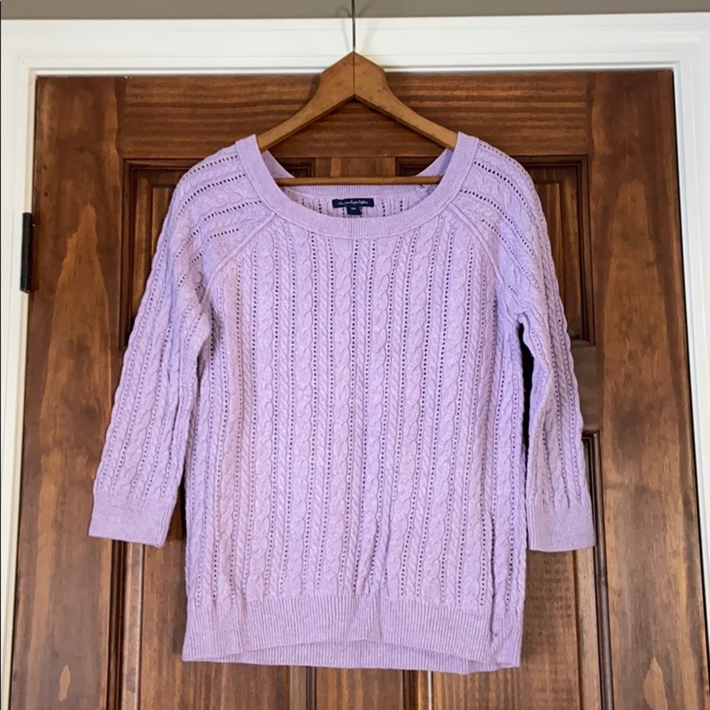 American Eagle Cable Knit Sweater